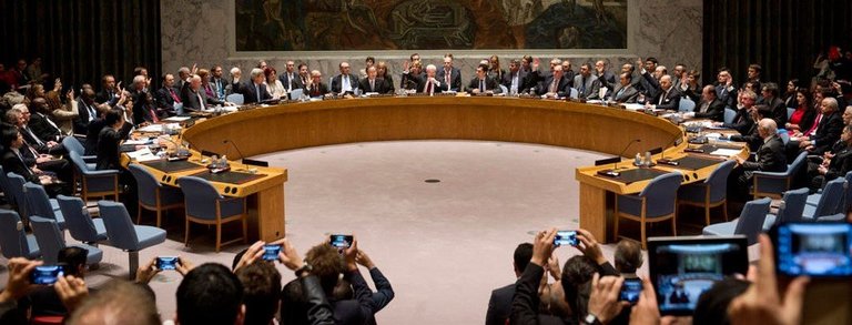 Mesa del Consejo de Seguridad