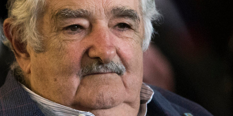 Uruguay's President Jose Mujica attends a meeting during the China and CELAC Summit at the Itamaraty Palace, in Brasilia, Brazil, Thursday, July 17, 2014.